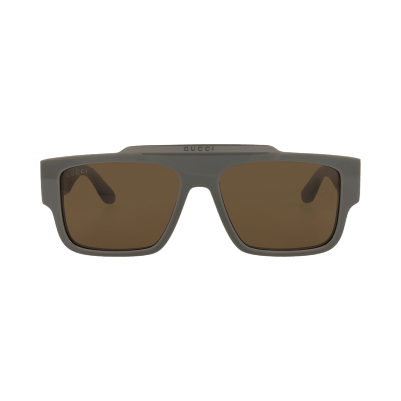 Gucci Square Sunglasses Grey/Brown