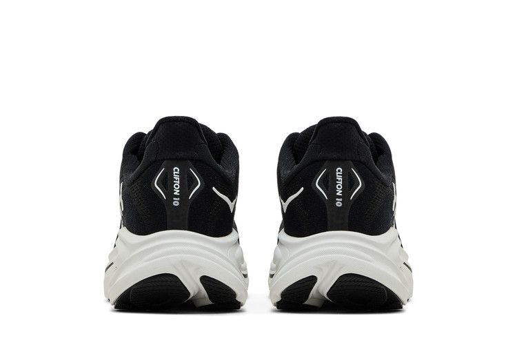 HOKA Clifton 10 Black White