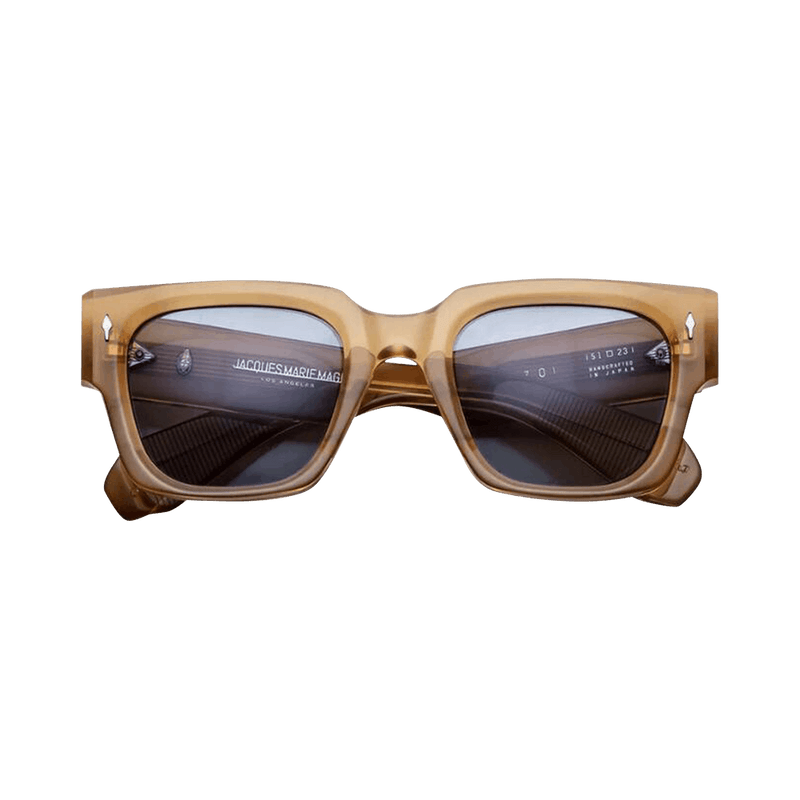 Jacques Marie Mage Enzo Saffron Sunglasses Brown/Blue