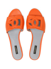 DG Millennials leather slides