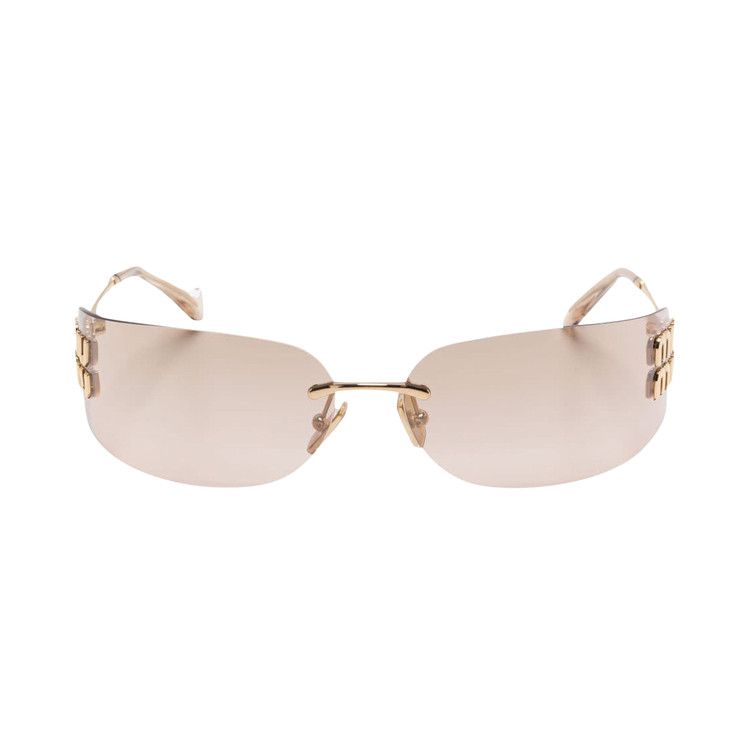 Miu Miu Frameless Sunglasses Gold (0MU A51S 5AK20P)