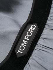 logo-waistband silk-blend boxer shorts