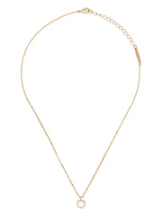 crystal-embellished Gancini necklace