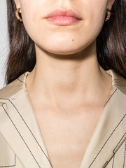 Miller stud hoop earrings