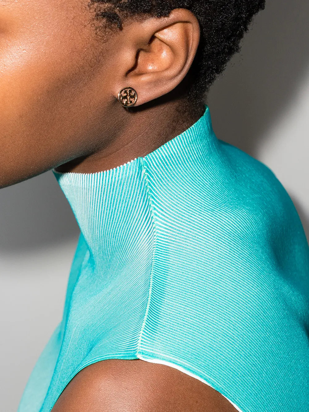 Miller round stud earrings