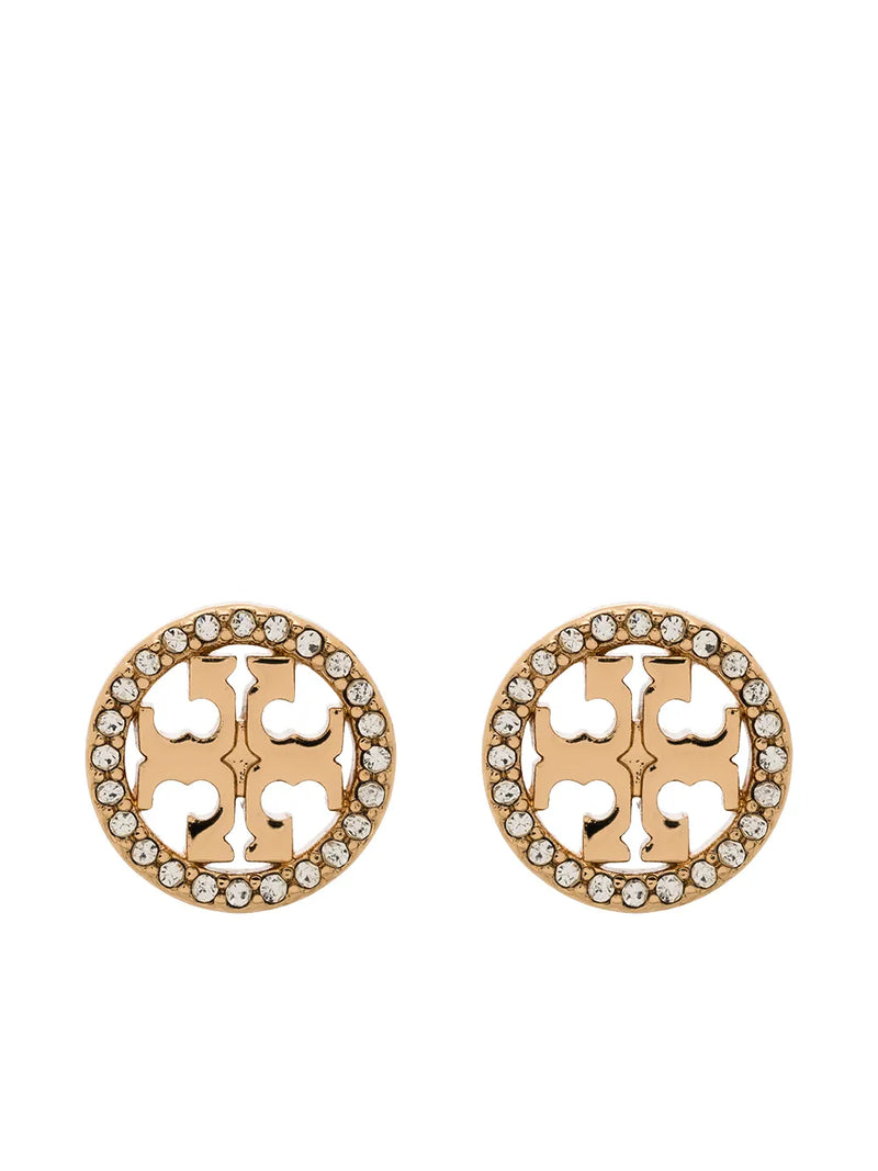 Miller pavé stud earrings