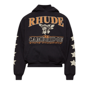 Rhude Cambridge State Champs Hoodie Vintage Black