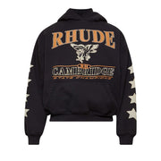 Rhude Cambridge State Champs Hoodie Vintage Black