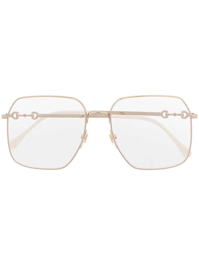 square-frame oversized glasses