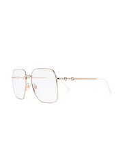 square-frame oversized glasses