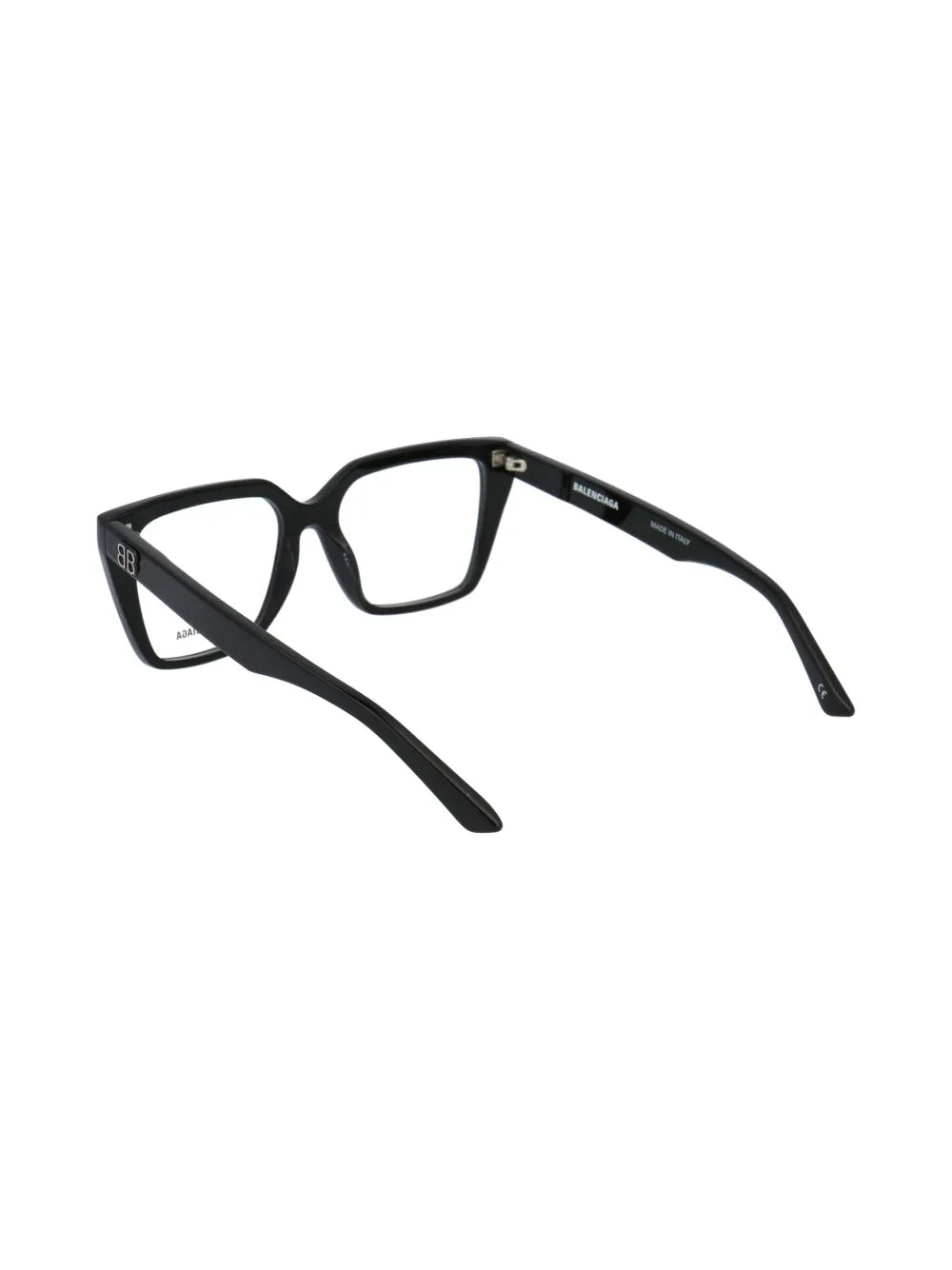 square-frame logo-detail glasses