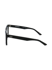 square-frame logo-detail glasses