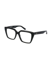 square-frame logo-detail glasses