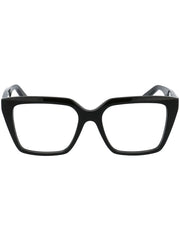 square-frame logo-detail glasses