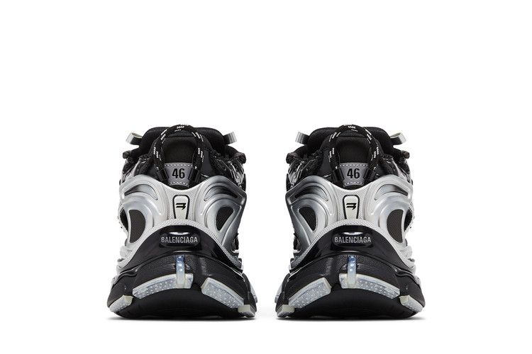Balenciaga Runner Black Silver