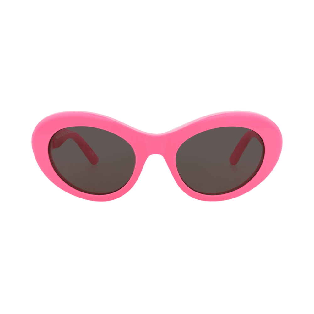 Balenciaga Round Sunglasses Pink/Grey