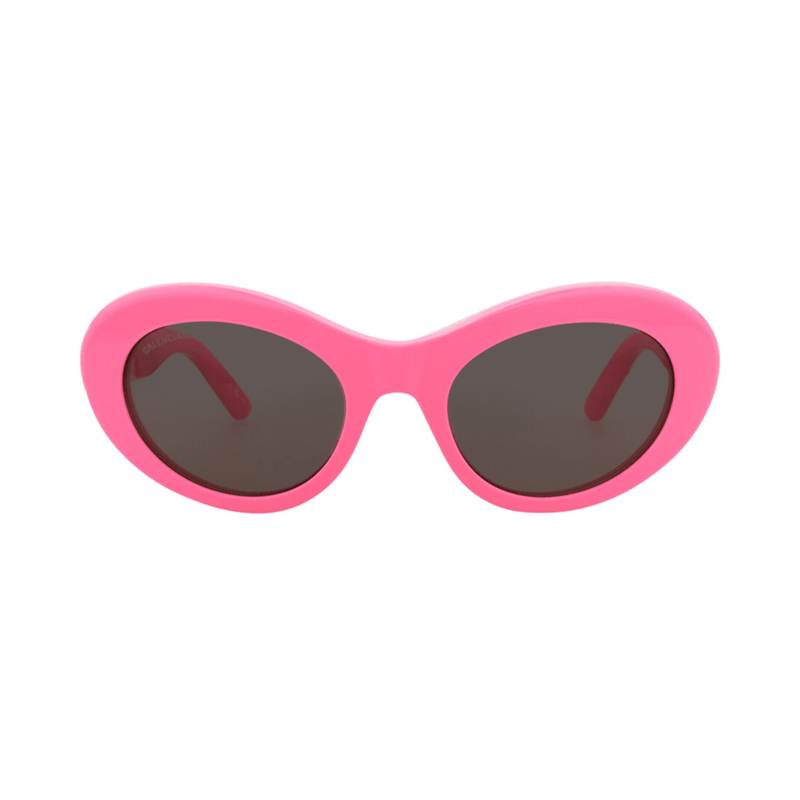 Balenciaga Round Sunglasses Pink/Grey