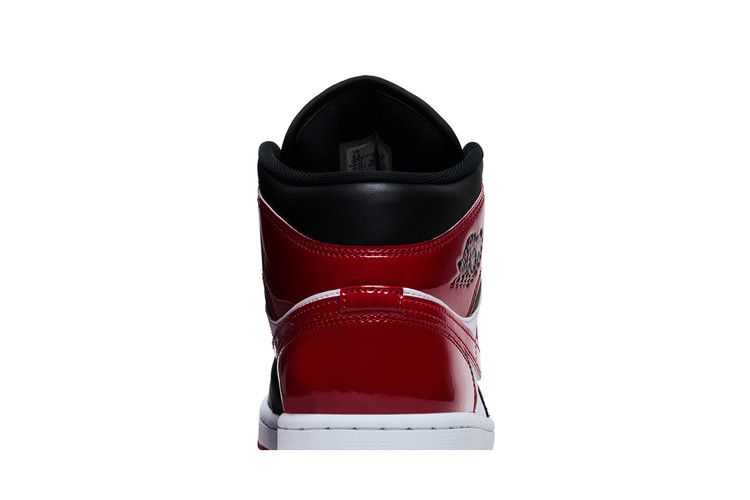 Air Jordan 1 Mid Patent Bred Toe