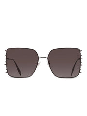oversize-frame tinted sunglasses