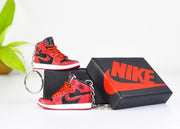 3D Sneaker Keychain With Box - AJ1 Varsity Red 1985