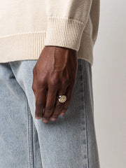 coin signet ring