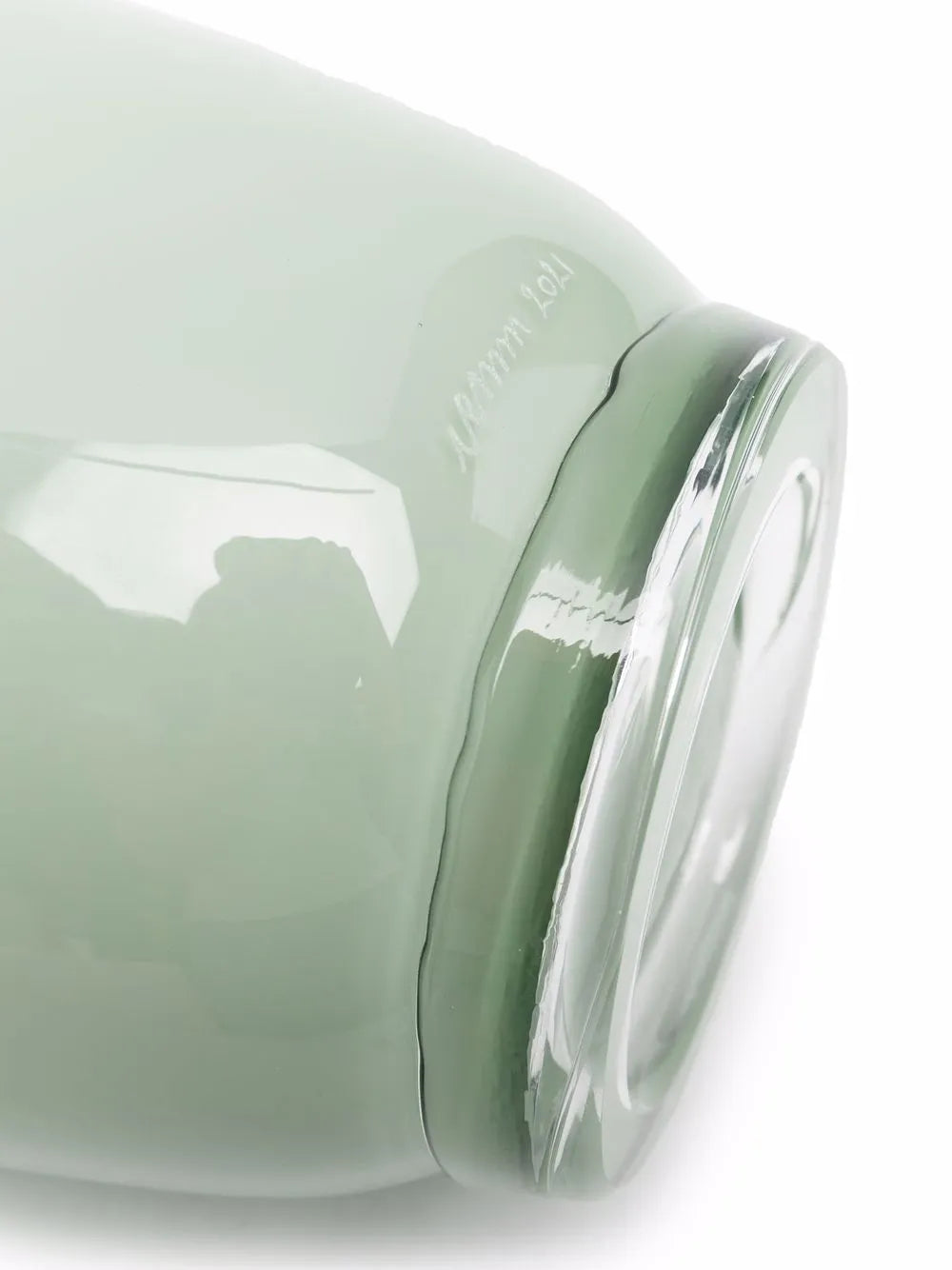 Opalino glass vase