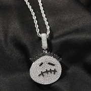 TRAVIS SCOTT LOGO ICED OUT PENDANT