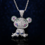 MURAKAMI PANDA ICED OUT PENDANT
