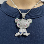 MURAKAMI PANDA ICED OUT PENDANT