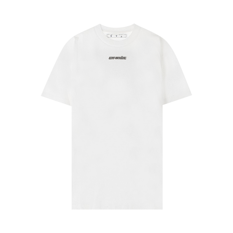Off-White Blue Marker White Blue Oversized T-Shirt