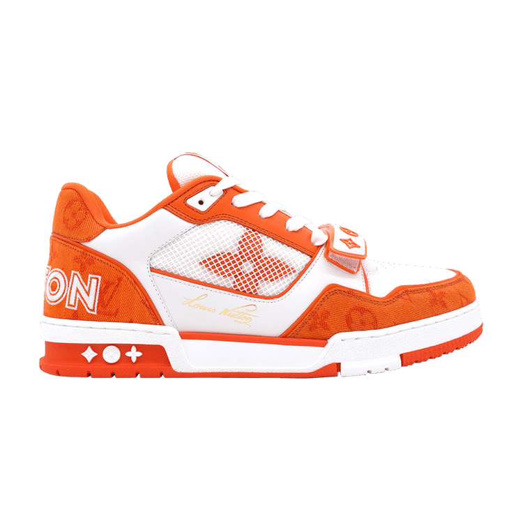 LOUIS VUITTON TRAINER MONOGRAM Blue ORANGE