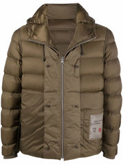 logo-patch puffer jacket