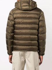 logo-patch puffer jacket