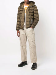 logo-patch puffer jacket