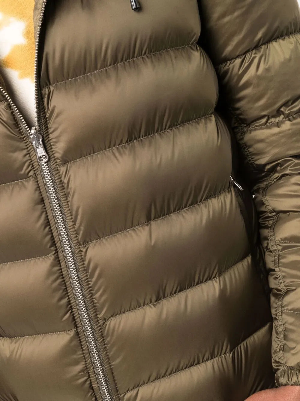 logo-patch puffer jacket