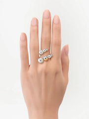 18kt yellow gold M/G TASAKI Shell freshwater pearl ring