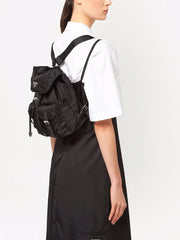 enamel triangle logo small backpack