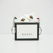 3D Sneaker Keychain With Box - Gucci White