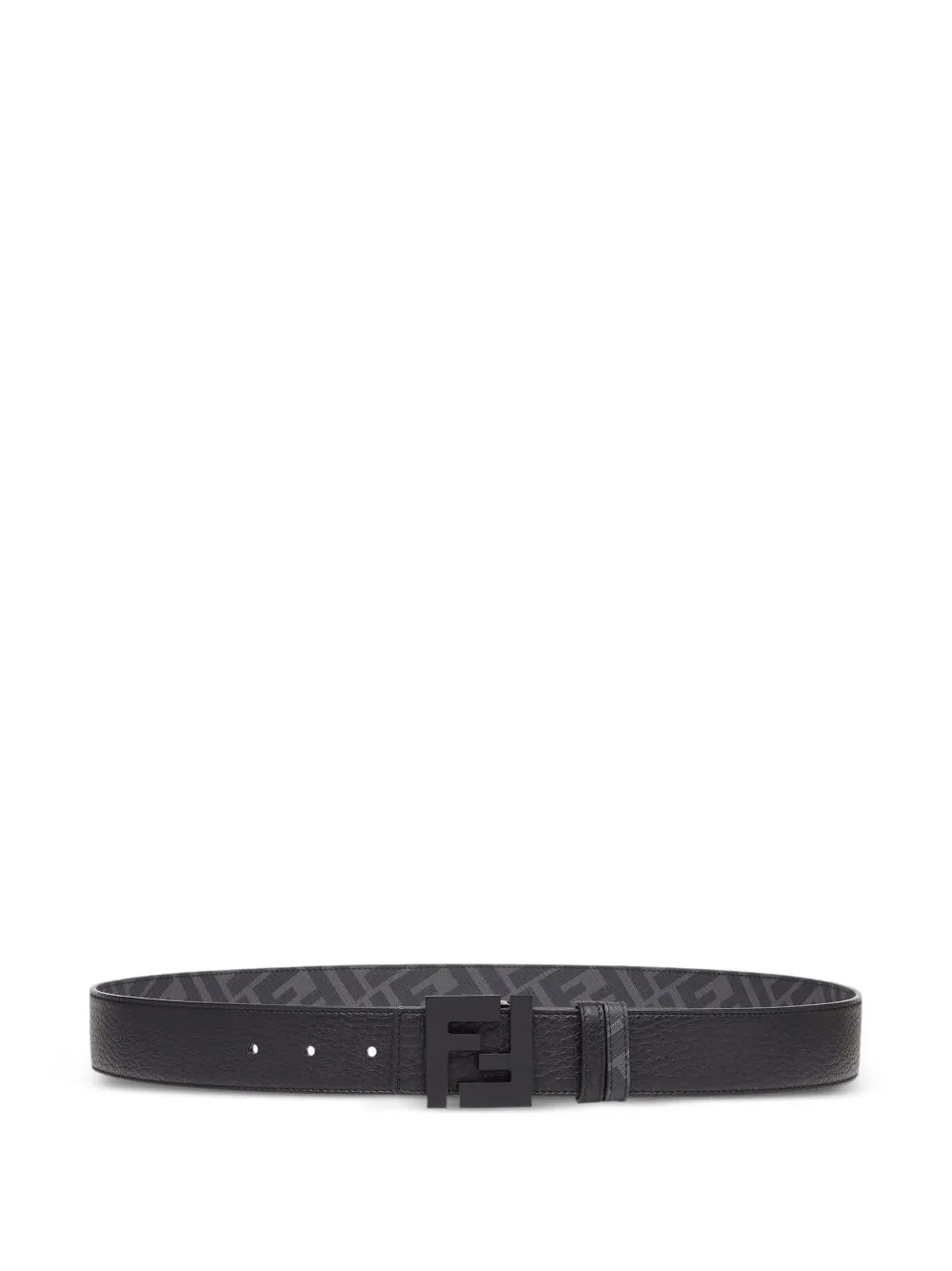 reversible logo-buckle belt