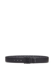 reversible logo-buckle belt