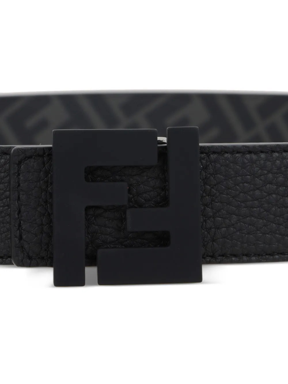reversible logo-buckle belt