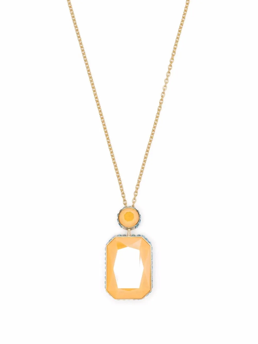 Orbita octagon cut crystal necklace