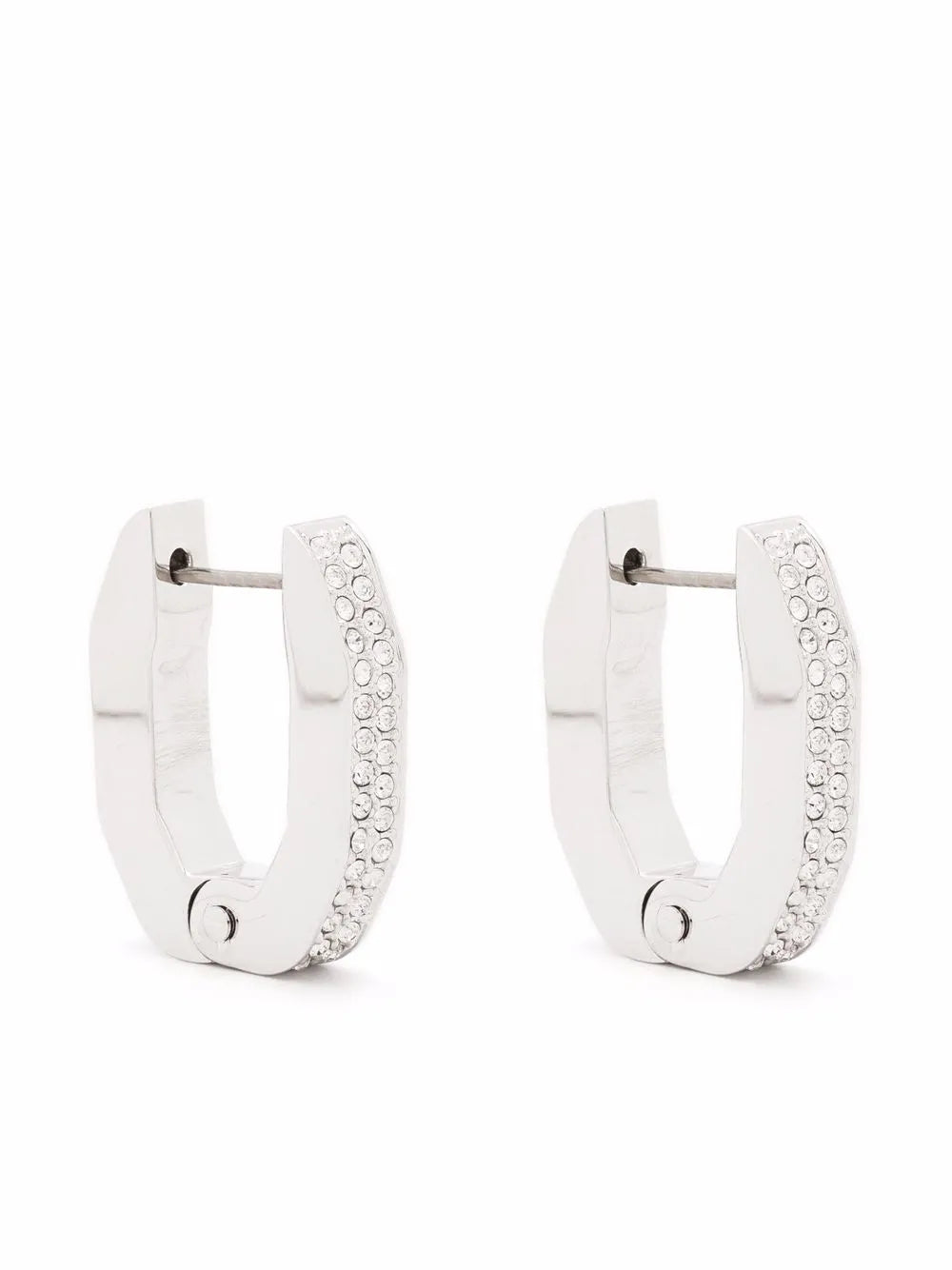 Dextera octagonal hoop earrings