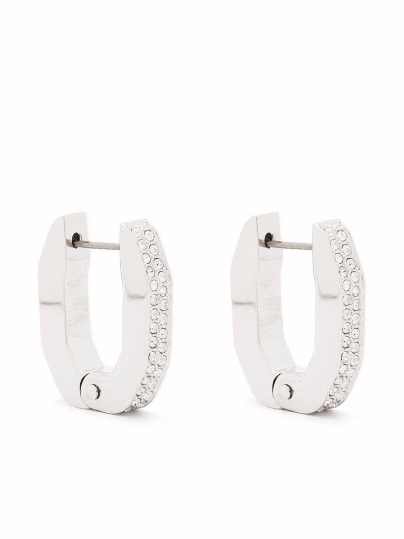 Dextera octagonal hoop earrings