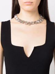 Millenia octagon cut crystals necklace