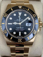 Rolex | Submariner | 126618LN | Yellow gold | Yellow gold | Black | Automatic