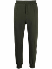 slip-on cotton track trousers