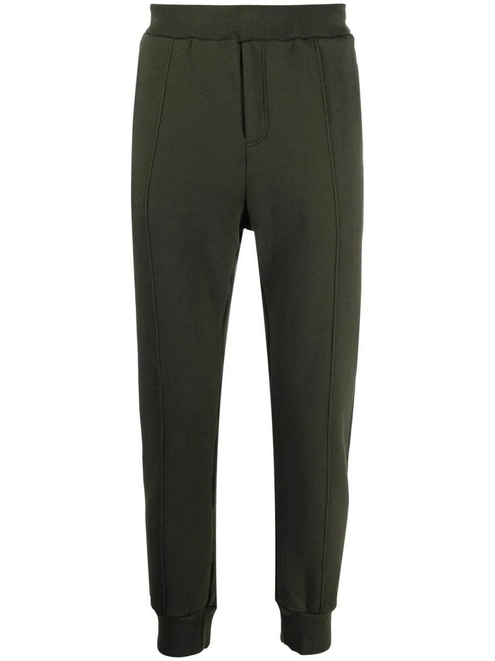 slip-on cotton track trousers