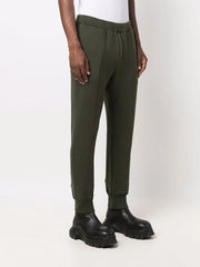 slip-on cotton track trousers