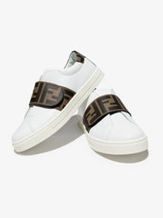logo-strap low-top sneakers